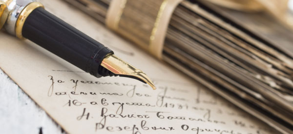 Fountain Pen with Cursive Writing